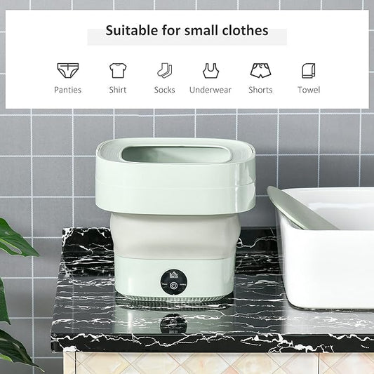Foldable Mini Laundry Machine ( UAE Delivery Time: 1-3 Days )