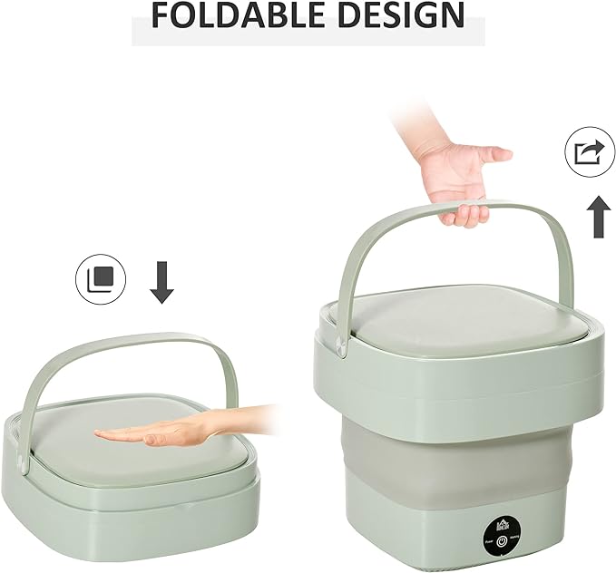 Foldable Mini Laundry Machine ( UAE Delivery Time: 1-3 Days )