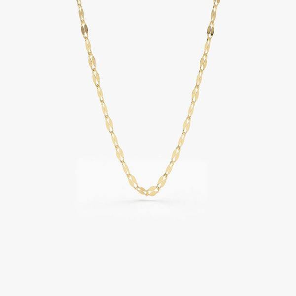 Women's Delicate Lip Chain Necklace